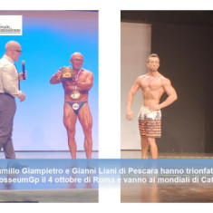 Culturismo. KolosseumGp, trionfano Camillo Giampietro e Gianni Liani di Pescara.