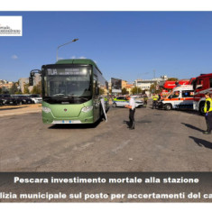 Pescara. Incidente alla stazione: persona muore investita da pullman extraurbano