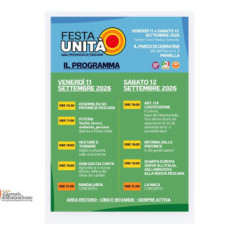 Pianella, nel Parco di Cerratina arriva la Festa dell'Unità della Provincia di Pescara.