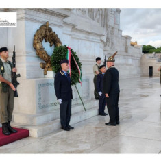 Roma, l'ANSI ha commemorato all'Altare della Patria l'ottantesimo anniversario.