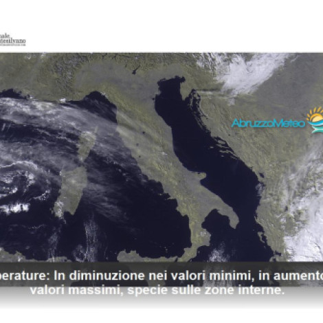 Sereno con possibili annuvolamenti nel corso della giornata