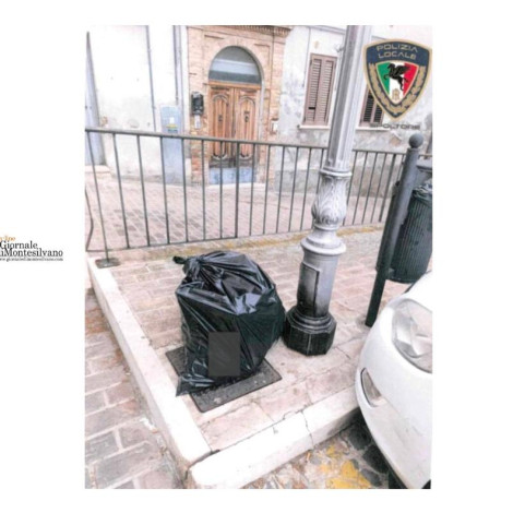 Lotta all'abbandono dei rifiuti: la Polizia Locale di Spoltore identifica il responsabile grazie alle telecamere e a uno scontrino