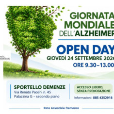 Giornata Mondiale dell’Alzheimer: il 24 settembre Open Day allo Sportello Demenze