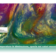 Arriva il freddo. Nevicate sui rilievi appenninici al disopra dei 1800-2000 metri tra domenica e lunedì.