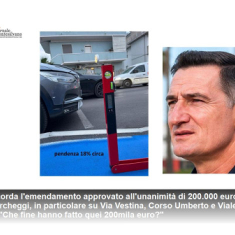 Montesilvano/Pista Ciclabile Vestina: risposte disattese, assenze importanti in Consiglio comunale.