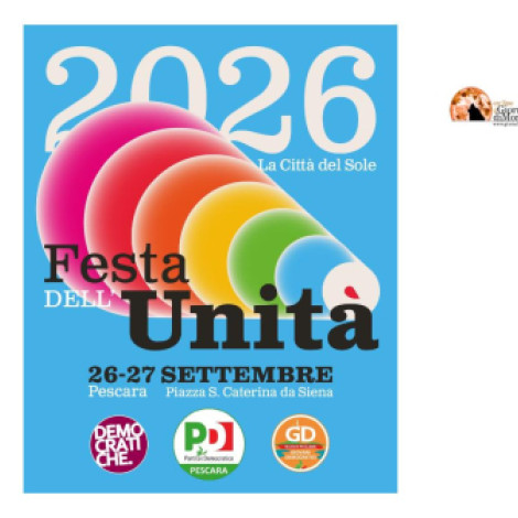 Pescara la Festa dell'Unità cittadina, concerto di Comete e Daniele Mammarella.