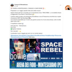 Montesilvano. Terza Corsia e Andy dei Bluvertigo stasera all'Arena dei Fiori.