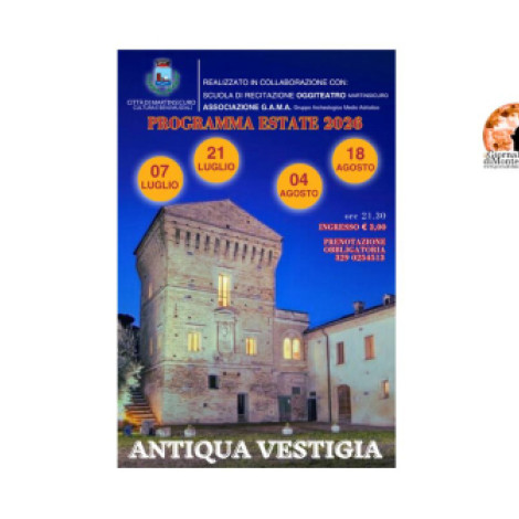 Martinsicuro, alla Torre Carlo V prende il via la “Antiqua Vestigia”: quattro serate tra storia, archeologia e teatro