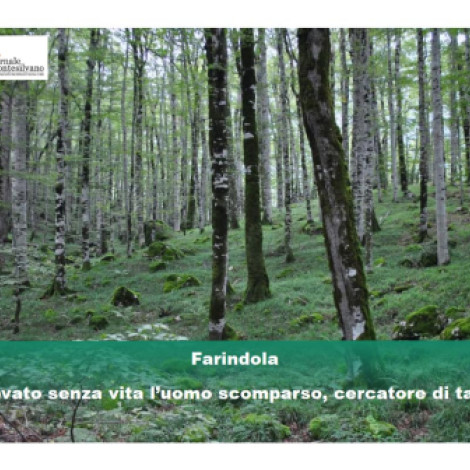 Farindola, cercava tartufi in montagna, trovato morto.