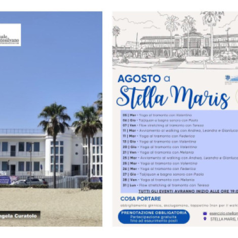 Stella Maris Montesilvano, iniziano le attività sulla spiaggia: Yoga e Taijiquan