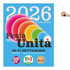 Pescara la Festa dell'Unità cittadina, concerto di Comete e Daniele Mammarella.