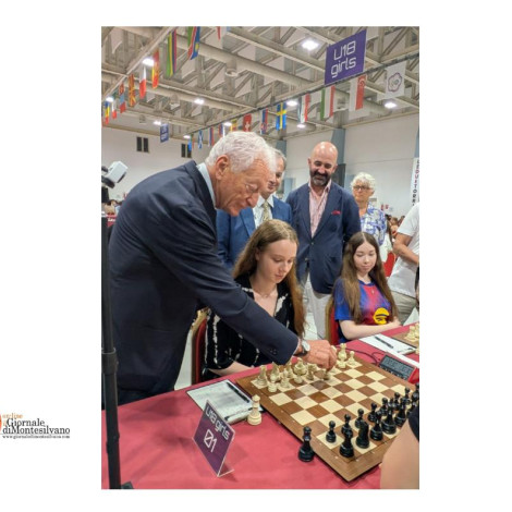 Montesilvano/scacchi. Vertici dello sport per il World Youth Chess Championship