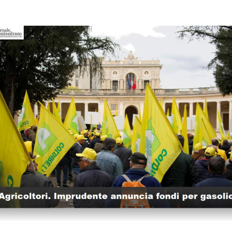 Caro carburante per agricoltori. Imprudente annuncia fondi, delibera in consiglio regionale.