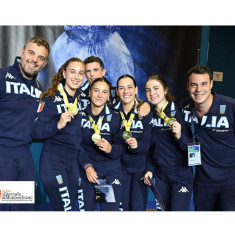 Scherma: l’Abruzzo applaude Manuela Spica, è bronzo agli Europei con la sciabola femminile azzurra
