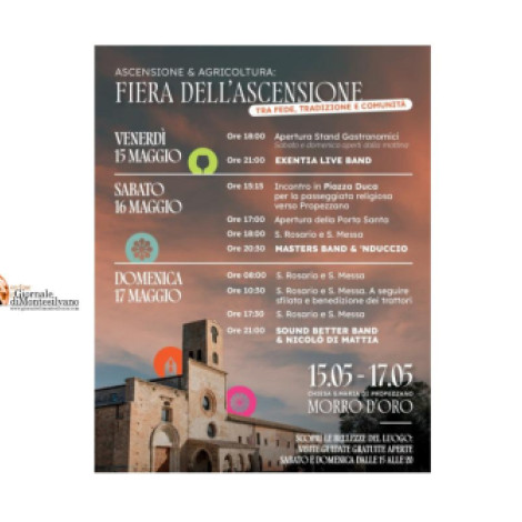 Fiera dell’Ascensione. Fede e tradizione a Morro d’Oro