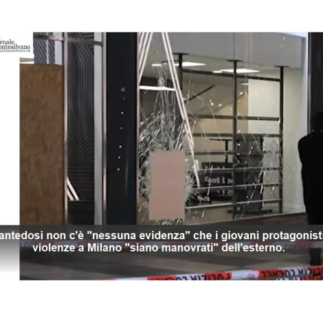 Scontri Milano: il più giovane identificato ha 11 anni.
