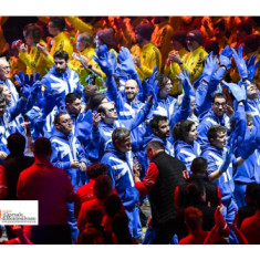 Papa Leone XIV incontra gli atleti azzurri dei Giochi Mondiali Invernali Special Olympics, Torino 2025