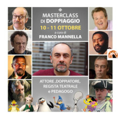 Prima masterclass di doppiaggio in Abruzzo con Franco Mannella la voce di Roger in American Dad