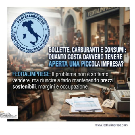 Caro-bollette e consumi al palo. Quanto costa oggi tenere aperta una piccola impresa in Italia?