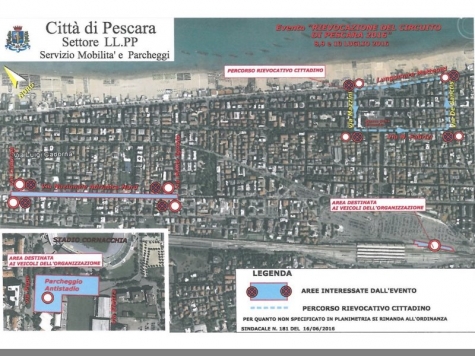 Torna il Circuito di Pescara, ecco come muoversi in città