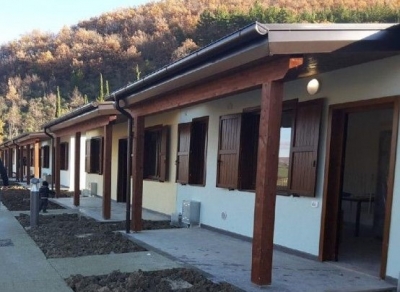 Sisma, 18 casetteSAE nell'aquilano.