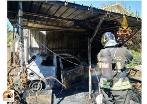Manoppello, incendiata autovettura vicino abitazione