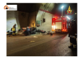 Montesilvano, incidente auto in galleria Pianacci.