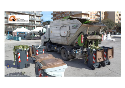 Pescara/mercati rionali. Nuove modalità di raccolta rifiuti in Via A. Diaz e del parcheggio del Bingo