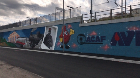 "Montesilvano e la Ferrovia" nuovo murales Avis