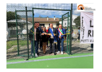 Popoli, De Martinis inaugura un campetto polivalente