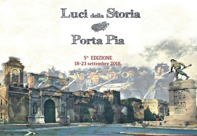 Roma. Luci della Storia su Porta Pia. V edizione