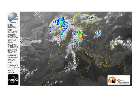 Afa, anche oggi sulla costa con +32°/+35°C e tassi elevati di umidità