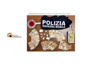 Pescara, arrestata con 1 etto di cocaina destinata allo spaccio.