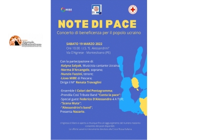 Ucraina. “Note per la Pace” concerto di beneficenza all’IIS “E.Alessandrini” di Montesilvano
