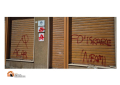 Pescara, imbrattata la sede di FdI con scritte offensive.