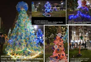 Gli alberi in concorso tutti molto creativi