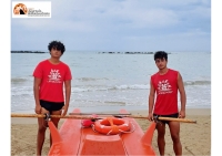 Pescara Nord. Soccorso Windsurfer al largo del lido “Barracuda”
