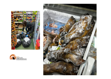 Pescara/P.zza Santa Caterina. Sanzioni e sequestro per un minimarket etnico, irregolarità sulla conservazione dei cibi.
