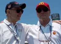Manocchia con il suo amico Paul Newman