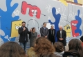 Montesilvano /scuola. Street art, “Un mare di amore”