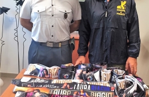 Concerti Pausini e Antonacci, sequestro di merce abusiva