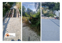 Pescara, Blasioli, la pista ciclabile del lungofiume abbandonata al degrado: rifiuti, crolli e bivacchi