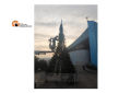 Giulianova. Arrivato ieri in piazza Giovanni XXIII il tradizionale albero di Natale.
