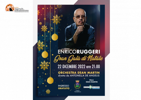 Montesilvano, questa sera c'è Enrico Ruggeri al Gran Galà di Natale.