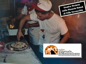 SAndro Orsiena nella pizzeria Natalì di Vialla Verrocchioa 18 anni.