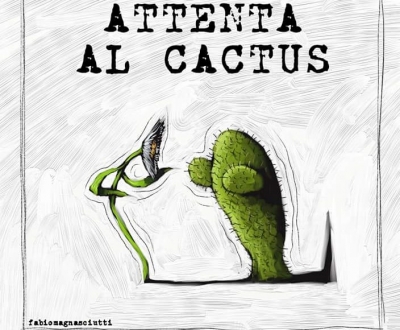 il logo di Fabio Magnasciutti, noto illustratore romano.