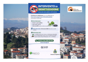Comune di Spoltore, intervento di derattizzazione il 23 gennaio