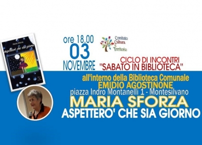 Montesilvano/Biblioteca. La poesia di Maria Sforza nel salotto Ccet