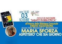 Montesilvano/Biblioteca. La poesia di Maria Sforza nel salotto Ccet