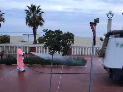 Giulianova. Partono domani gli interventi di sanificazione delle strade nelle ore serali e notturne